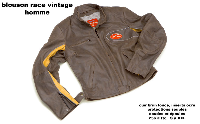 Blouson cuir moto guzzi sale